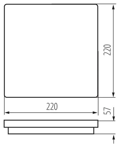 Kanlux 38776 - Lampada LED da esterno BENO LED/12/18W/230V 3000/3500/4000K IP65 bianco