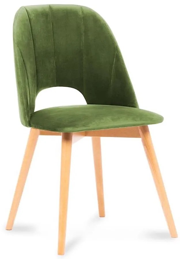 Sedia da pranzo TINO 86x48 cm luce verde/faggio