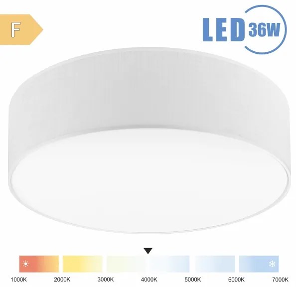 Brilagi - Plafoniera LED SIRIJA LED/36W/230V diametro 45 cm bianco