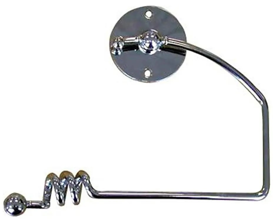 Porta rotolo di carta igienica TWIST 14,5x20,7 cm cromo lucido