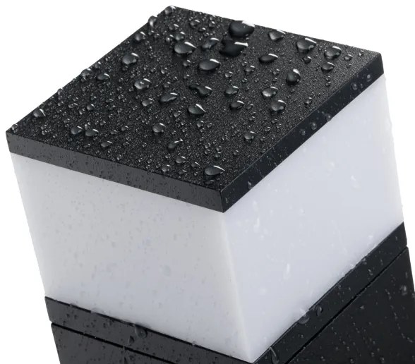 Kanlux 38767-Lampada da esterno con 2 prese DASTEN 1xG9/11W/230V 80 cm IP44 nero