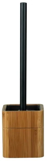 WENKO 26104100 - Scopino WC SERRO 10x37 cm marrone/nero