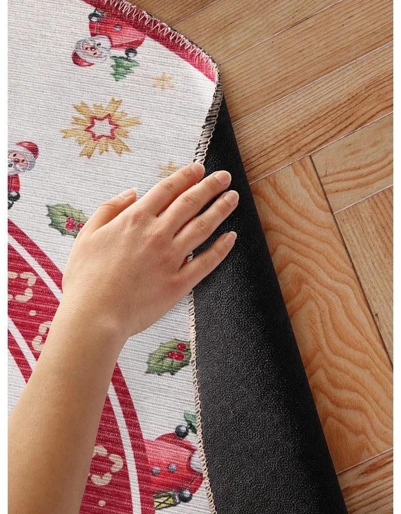 Tappeto rotondo rosso a tema natalizio ø 160 cm Toy's Delight Santa Claus – Villeroy&Boch