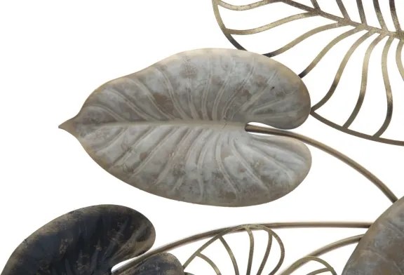 Pannello decorativo in ferro trama foglie 131x61x4,5 cm Century