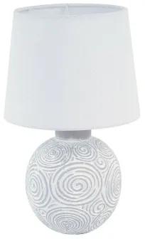 Lampada da tavolo Versa Bianco Ceramica 18 x 30 x 18 cm