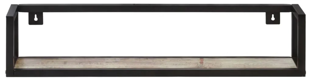Mensole a muro 2 pz 80 cm in legno massello di recupero