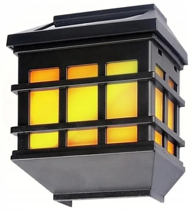 Lampada da parete solare a LED con sensore crepuscolare LED/1,2 V 600 mAh IP44