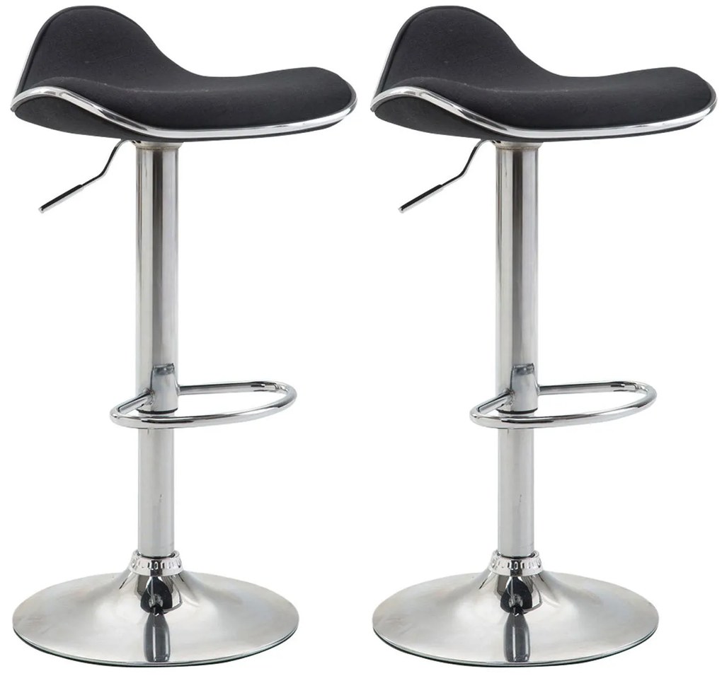 Set Barhocker Shanghai Stoff: Eleganza Regolabile Per İl Tuo Spazio Abitativo / Taupe