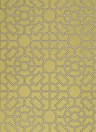 Tapete Knot Garden v. Osborne & Little - Ochre/ Gold