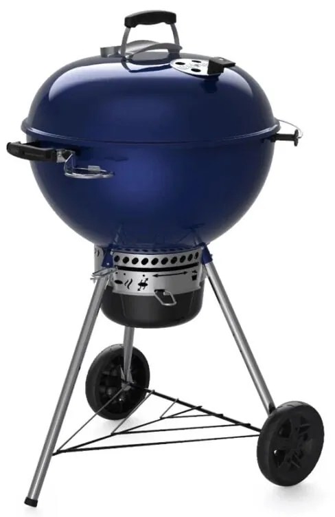Weber - barbecue a carbone 'master-touch gbs c-5750' blu con griglia 57 cm