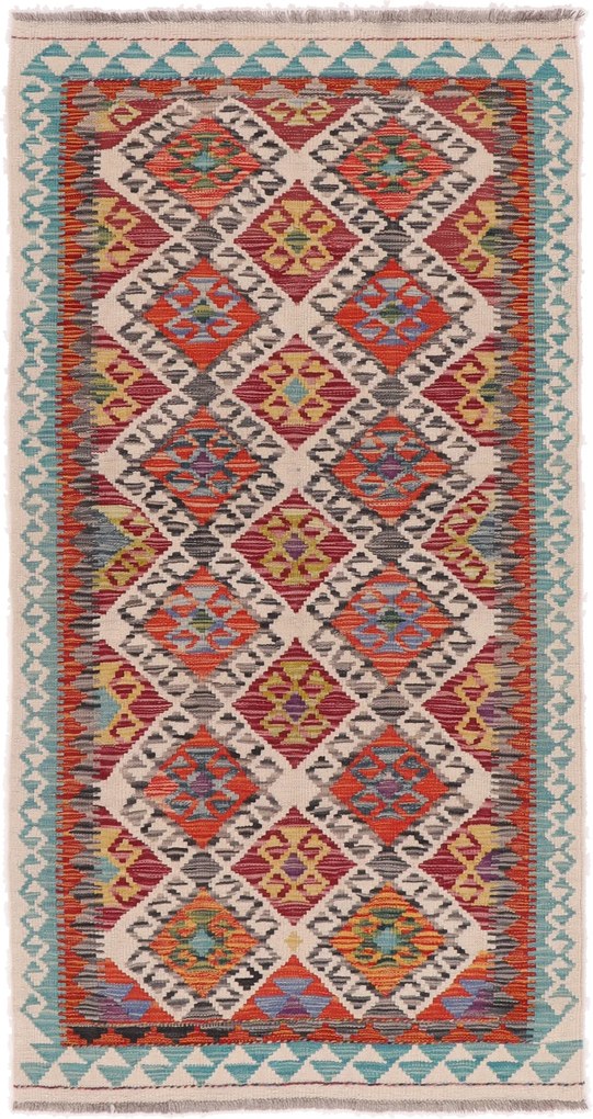 Kilim Tappeto orientale 100 x 190 (Afghanistan) Tessuto A Mano