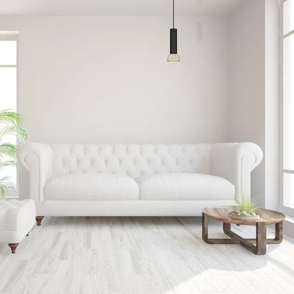 Lampadario su filo  DANTE 1xGU10/25W/230V nero/oro