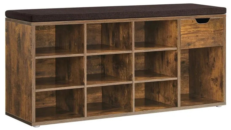 Scarpiera VOREN marrone/nera