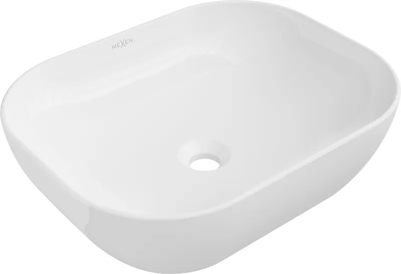 Mexen Rosa lavabo da appoggio 50 x 40 cm, bianco - 21095000