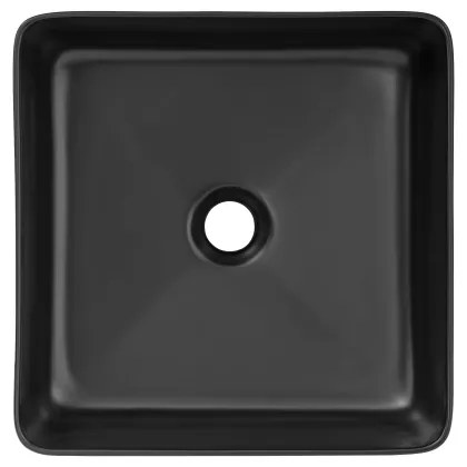 COMAD UM-6276 SLIM 40 BLACK DP - Lavabo da appoggio SLIM 37x37 cm nero opaco