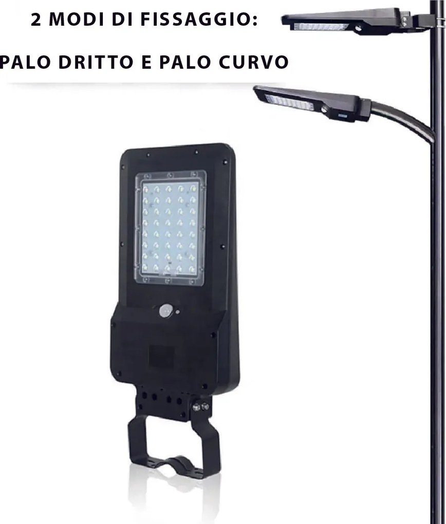 Lampione ad Energia Solare 3000 Lumen