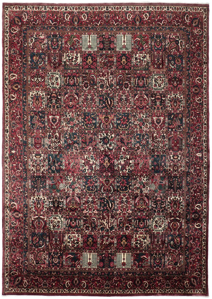 Bakhtiar Tappeto 440 x 320 (Iran) Annodato A Mano