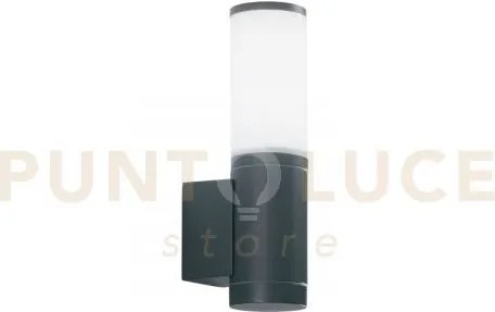 Applique led discovery antracite 13w 1440lm 4000k ip54 7x10,5x25cm