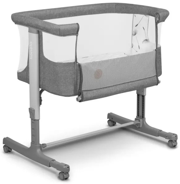 Lionelo - Lettino 3 in 1 AURORA grigio scuro