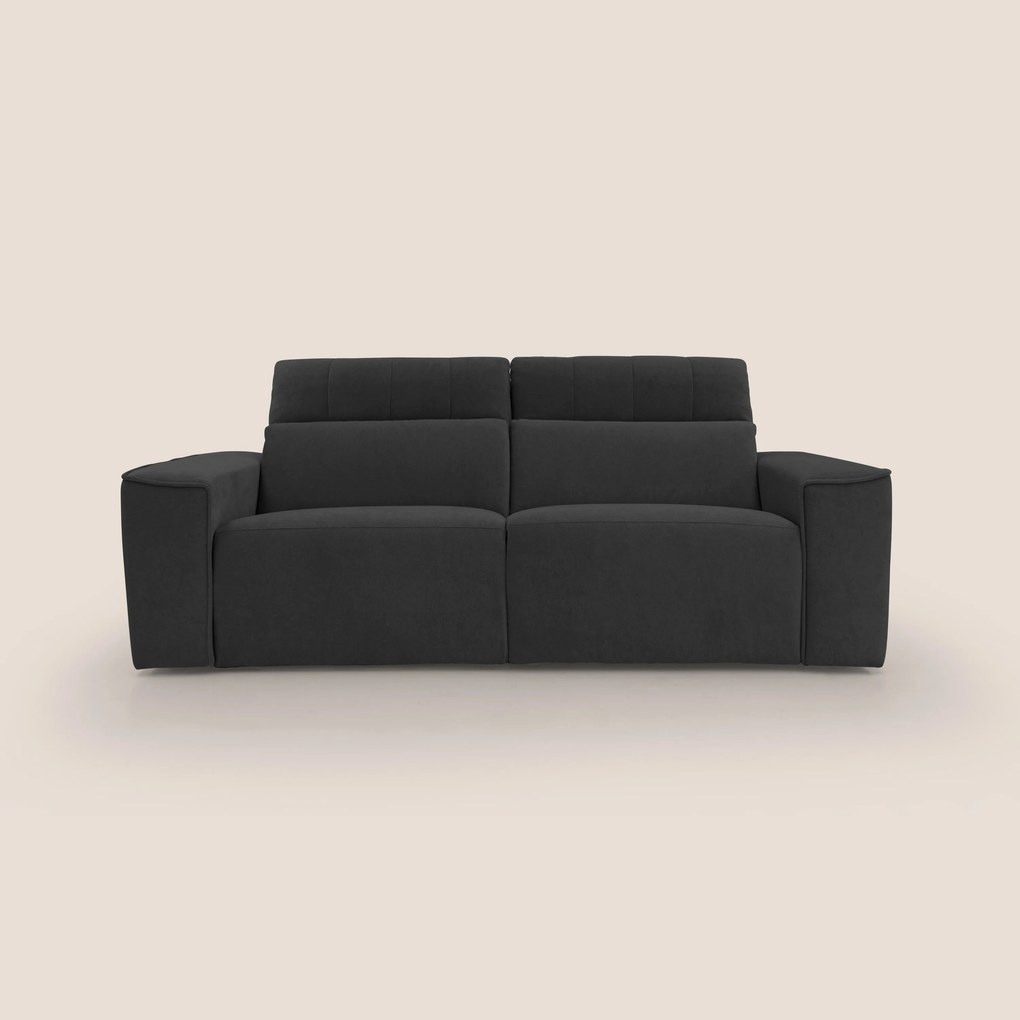 Clark Divano modulare con opzione relax elettrico in tessuto smacchiabile impermeabile T17