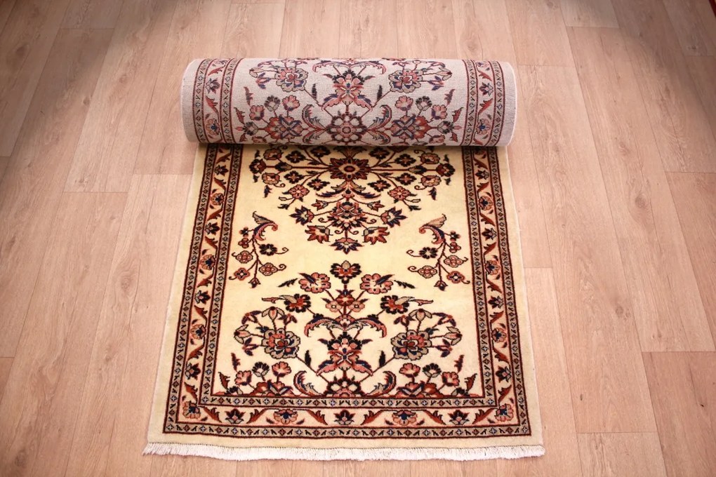 Sarouk Tappeto 480x90 (Iran) Annodato A Mano