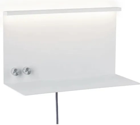 Paulmann 78919 - LED/4,5W Lampada dimmerabile con mensola e USB + LED/1,6W 230V