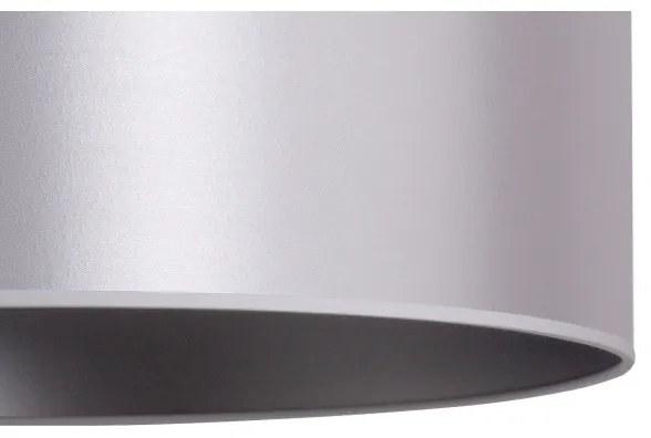 Duolla - Lampadario a sospensione con filo CANNES 1xE27/15W/230V diametro 50 cm argento