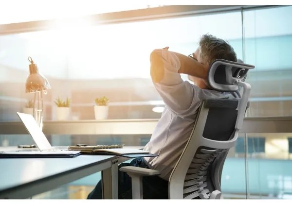 Yenkee - Sedia da ufficio nera/grigia