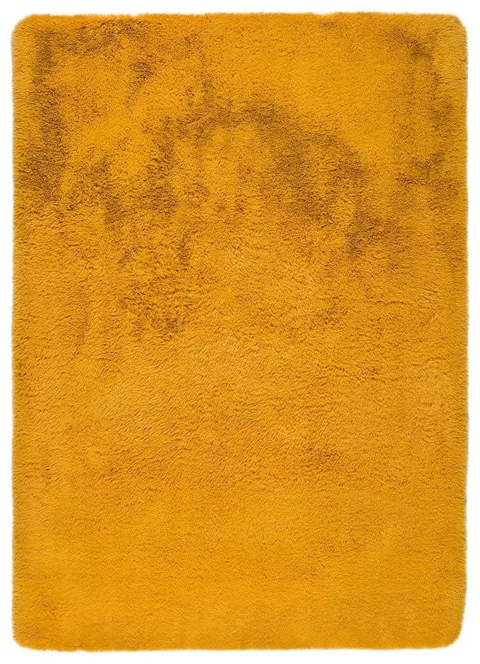 Tappeto arancione , 80 x 150 cm Alpaca Liso - Universal