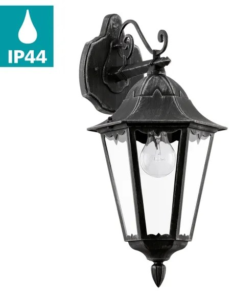 Eglo 93456 - Lampada da parete esterna NAVEDO 1xE27/60W/230V IP44