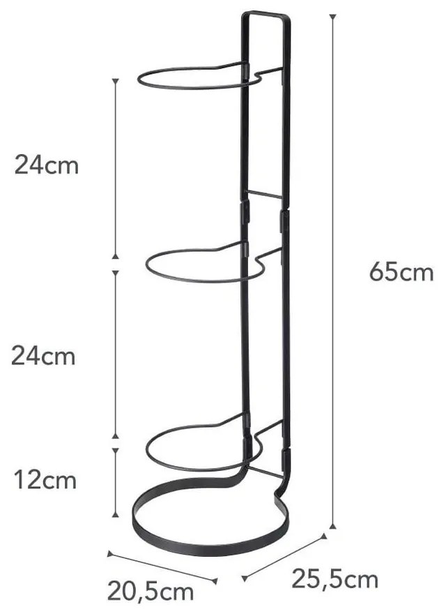 Supporto per palline nere Frame - YAMAZAKI