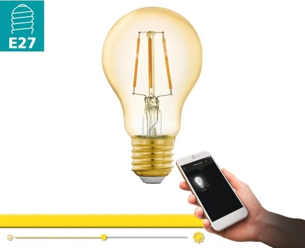 Lampadina LED dimmerabile VINTAGE E27/5,5W/230V 2200K - Eglo 11864