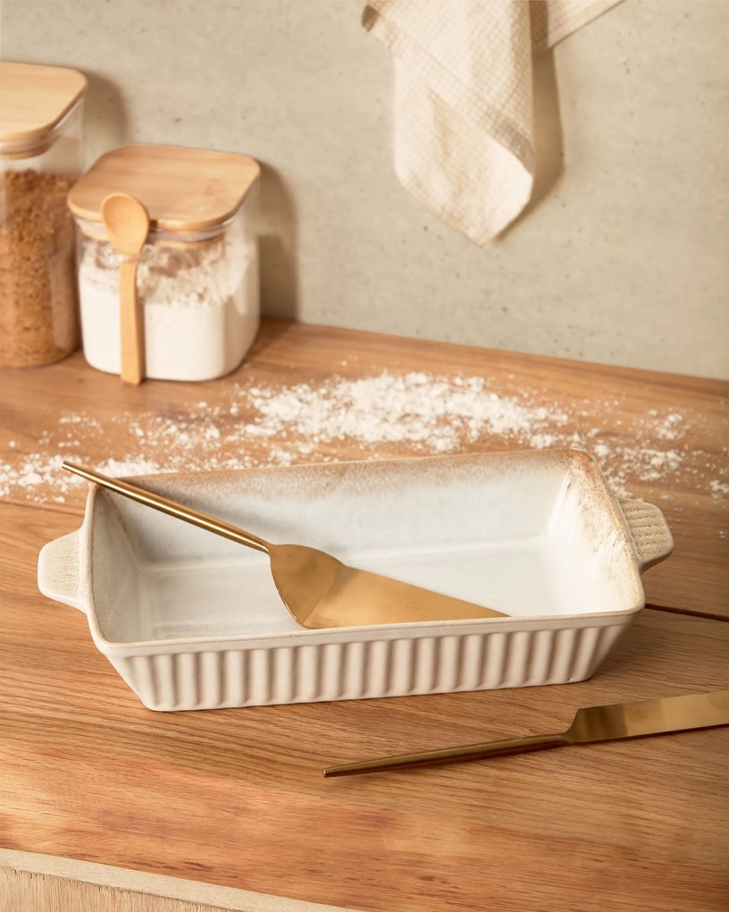 Kave Home - Teglia da forno Sheilyn beige 31 x 16 cm