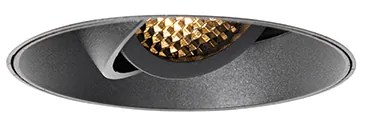 Faretto da incasso moderno nero GU10 rotondo senza cornice - Oneon Honey