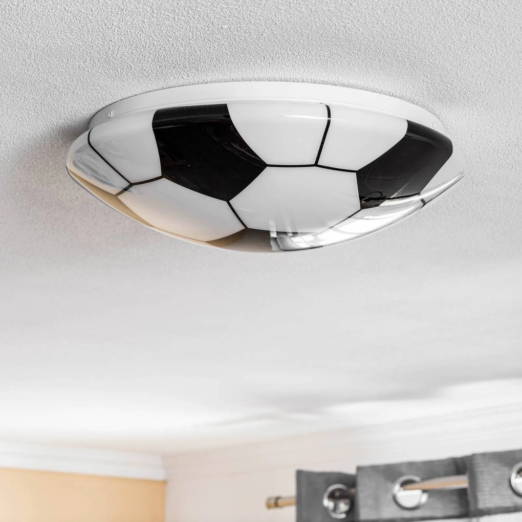 Lindby Zeddi plafoniera LED stile calcio