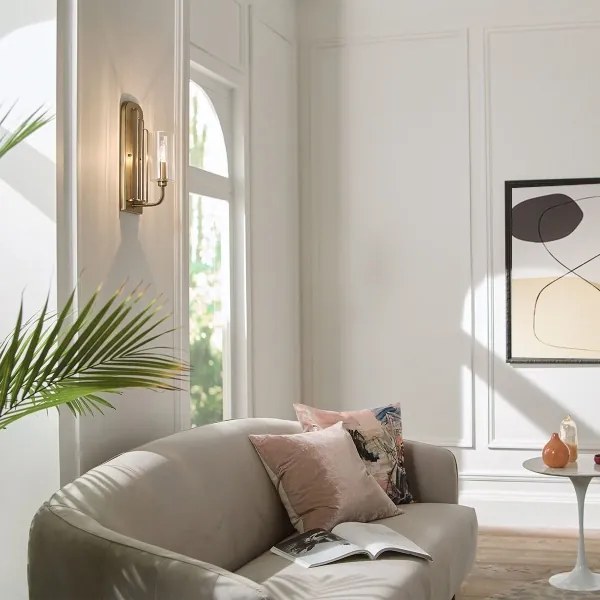 Quintiesse QN-KIMROSE1-BNB - Applique KIMROSE 1xE14/40W/230V dorata