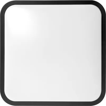 Brilagi - Plafoniera LED per bagno con sensore ZENNA LED/12W/230V 24x24 cm IP44 nero