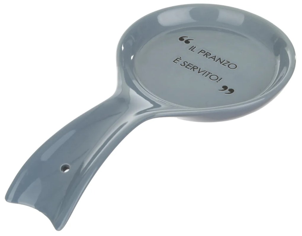 Poggiamestolo blu 22 cm scritta Quotes