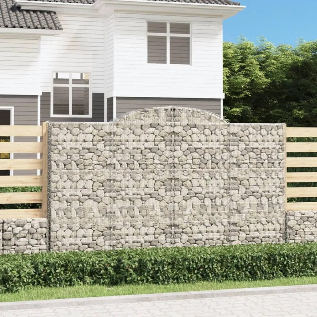 Cesti Gabbioni Ad Arco 4 Pz 300x50x180/200 Cm Ferro Zincato /