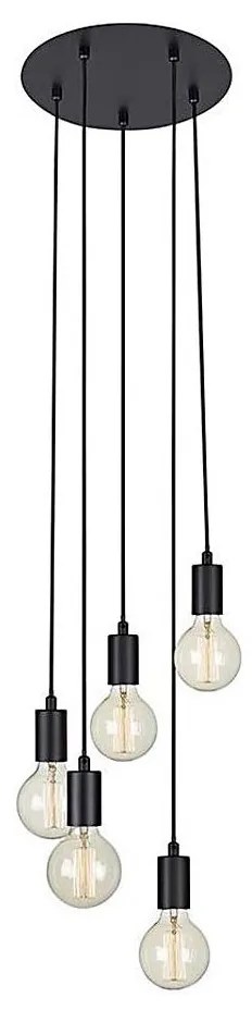 Markslöjd 107467 - Lampadario a sospensione con filo SKY 5xE27/60W/230V