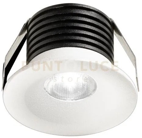 Gfa1080c- faretto da incasso antiabbaglio a led 3000k 230lm 3w d.4,...