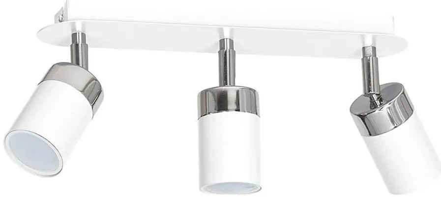 Faretto JOKER 3xGU10/25W/230V bianco/cromo lucido