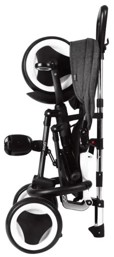 QPlay - Triciclo per bambini 3in1 RITO EVO grigio