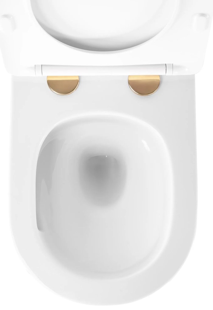 Vaso WC sospeso Rea Carlo Mini Tornado NFQ GOLD EDGE
