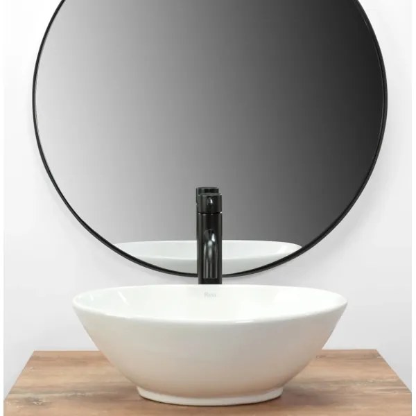 REA-U5804 - Lavabo da appoggio PAMELA MINI 26,5x40 cm ceramica/bianco lucido