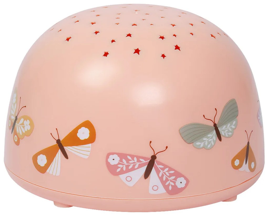 A Little Lovely Company - lampada con proiettore - farfalle