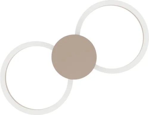 Eglo 902127 - Applique da parete LED VENTICELLO LED/20W/230V + LED/0,91W beige