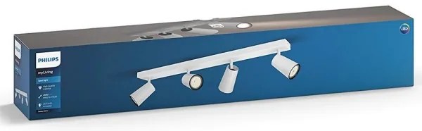 Philips 50574/31/PN - Faretto MYLIVING PAISLEY 4xGU10/5,5W/230V