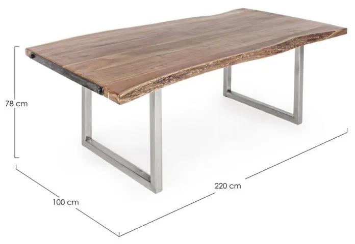 Tavolo in legno nobilitato 200x100 cm