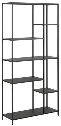 Libreria design in metallo nero H165 cm PODIUM